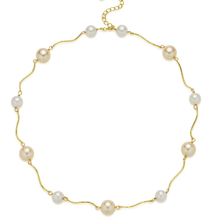 "Perfection"Pearl necklaces, sweet and fashionable necklaces.