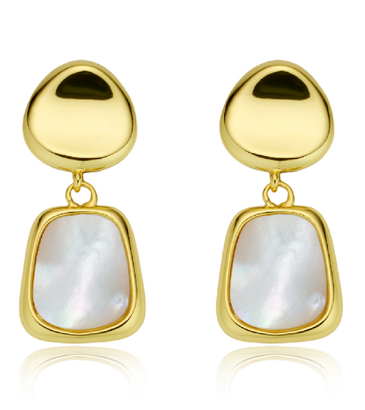"Radiant"Textured earrings, fashionable and versatile earrings.