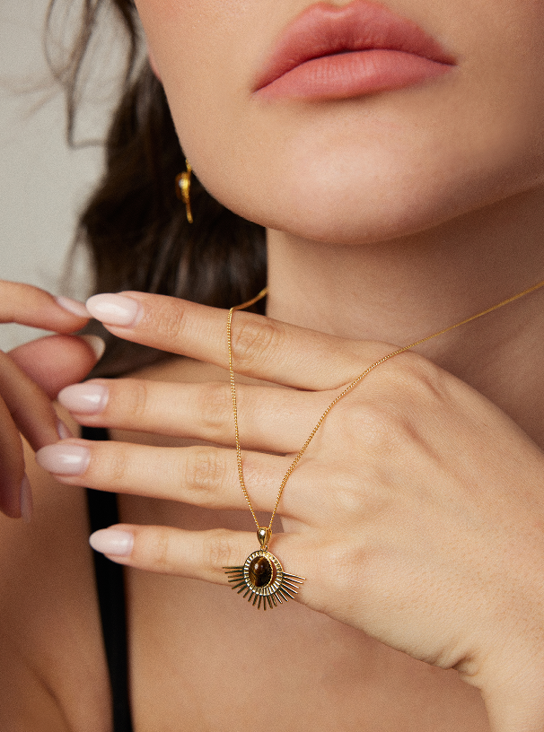 "The Eyes of Amber"Niche designer necklaces.