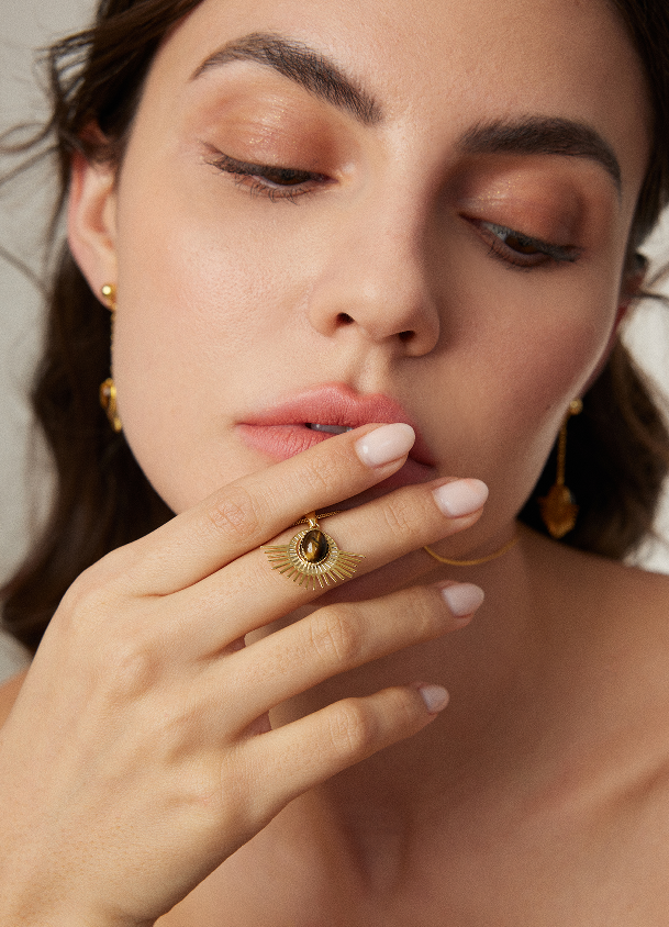 "The Eyes of Amber"Niche designer necklaces.