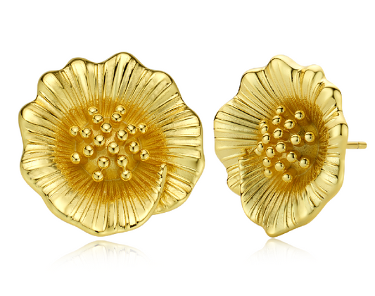 "Whispers of Spring Buds"Flower earrings, exquisite ear ornaments.